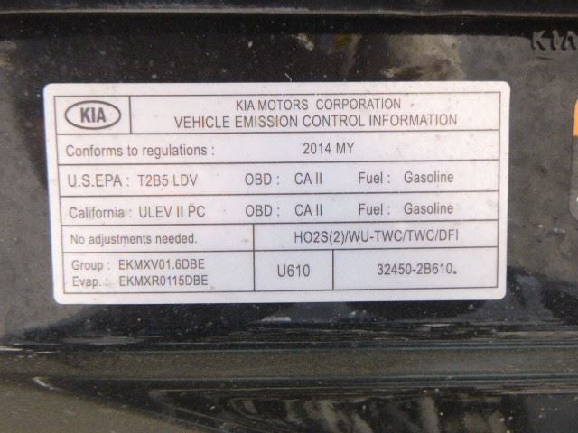 Grille Model Upper Matte Black Finish Fits 14-16 SOUL 1429173