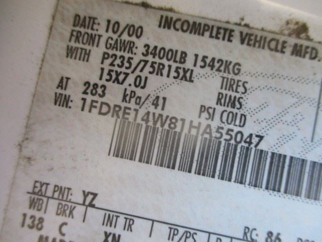 Engine 4.6L VIN W 8th Digit Romeo Thru 1/13/02 Fits 01-02 FORD E150 VA