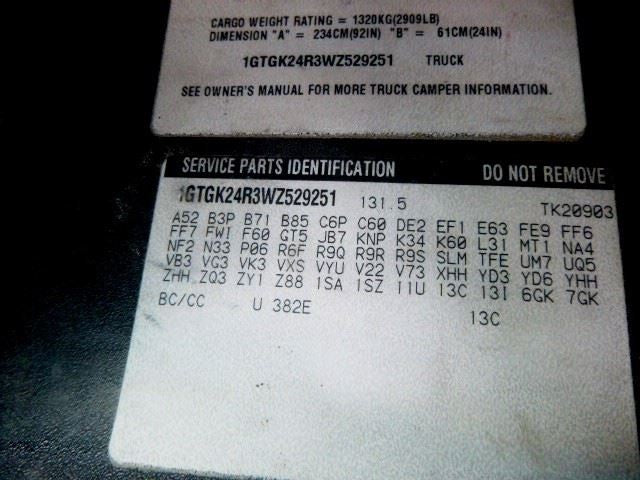 Transfer Case 5.7L 4L80E Transmission Fits 95-00 CHEVROLET 2500 PICKUP