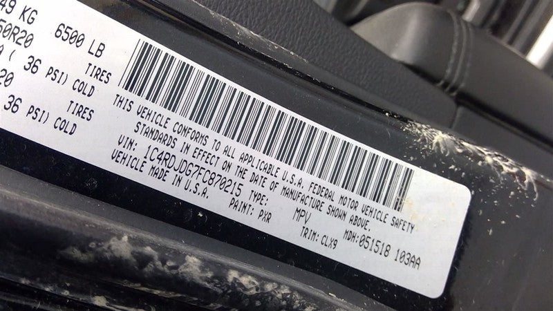 Transfer Case 3.6L Single Speed Fits 14-25 DURANGO 1714906