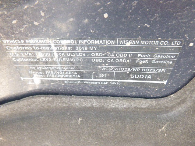 Driver Left Tail Light Quarter Panel Mounted Fits 16-19 SENTRA 1503240