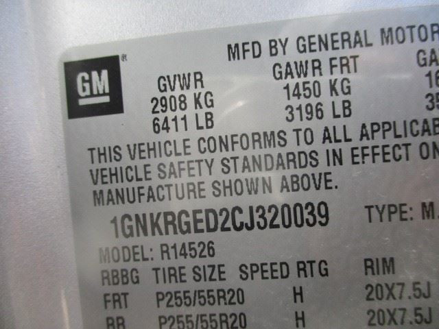 Passenger Corner/Park Light Park Lamp-turn Signal Fits 09-12 TRAVERSE 