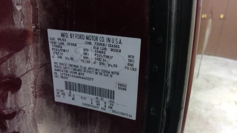 Ford F-150 2004 Headrest Used 5048