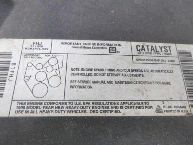 Rear Axle Full-floating Axle Fits 96-02 EXPRESS 2500 VAN 1596343