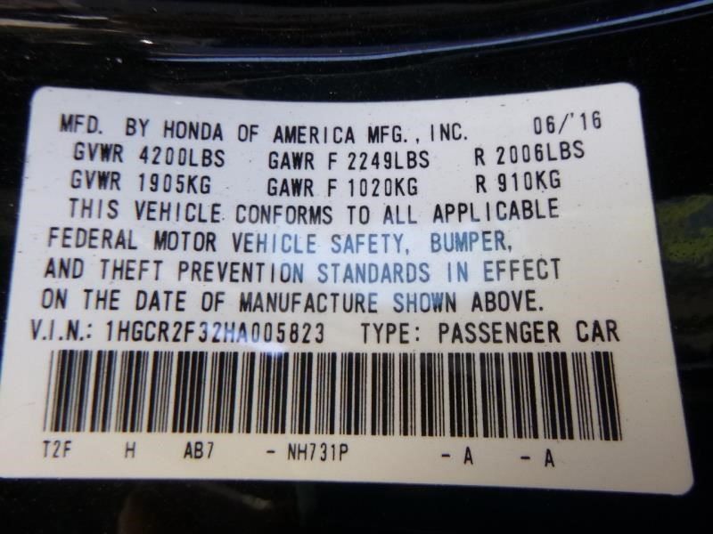 Engine ECM Electronic Module Engine Control LX Fits 16-17 ACCORD 11529