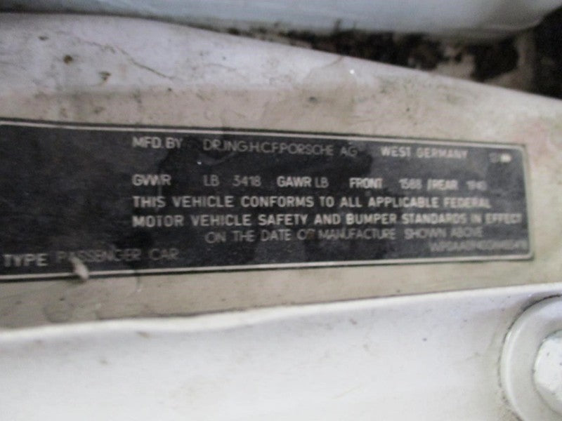 Passenger Right Front Knee Fits 85-91 PORSCHE 944 1682068