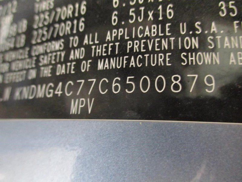 Kia Sedona 2010-2025 Rear View Mirror 851013X100 Used 1237