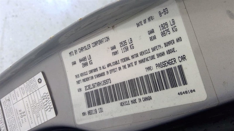 Starter Motor 6-201 Fits 93-97 CONCORDE 1712490