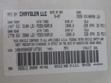 Power Steering Pump Fits 08-09 DURANGO 1658546