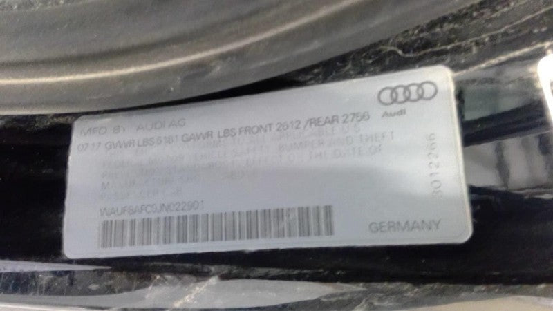A6 AUDI   2018 Seat Rear 1743257