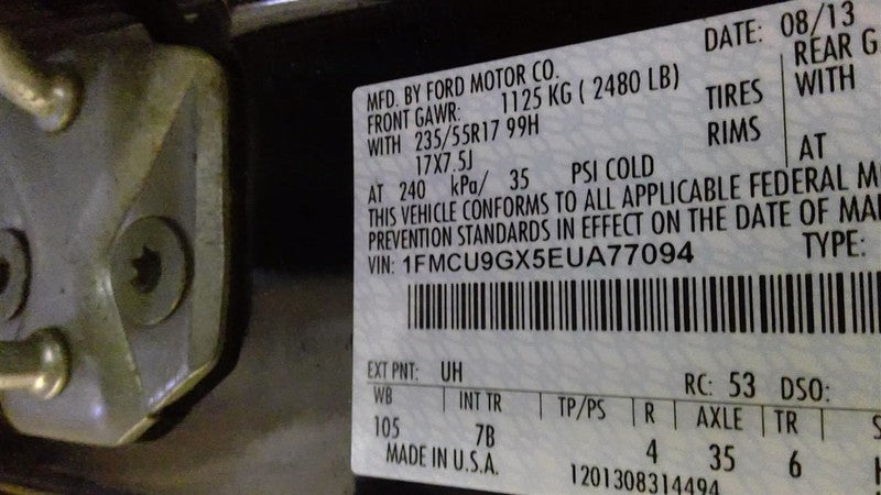 Throttle Body 1.6L Without Turbo Fits 14-19 FIESTA 1714641