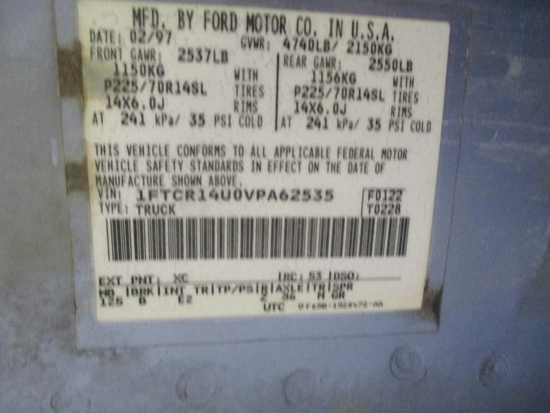 Engine ECM Electronic Control Module ID F77F-TC Fits 95-98 MAZDA B-300