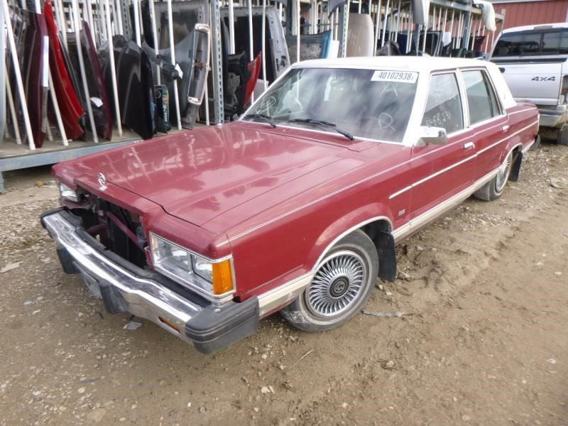 1982 Mercury Cougar Driver Side Rear Left Inner Trim Door Panel