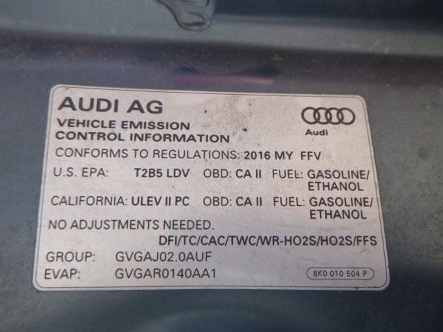 Q5 AUDI   2016 Valve Cover 1899675