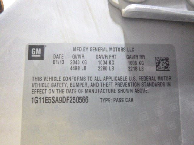 Info-GPS-TV Screen Driver Information VIN 1 4th Digit Fits 13-16 MALIB
