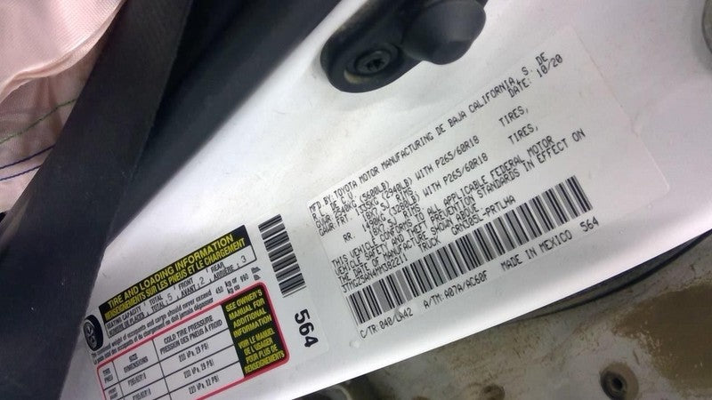 Toyota Tacoma 2021 Headrest Used 5954