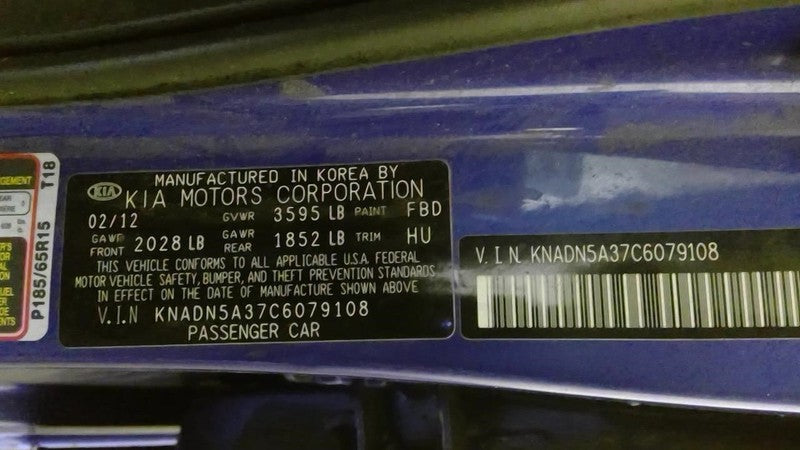 Starter Motor Without Automatic Engine Stop And Start Fits 10-12 SOUL 