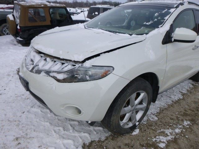 Passenger Right Headlight Halogen Fits 09-10 MURANO 1069179