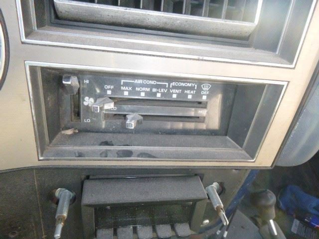 Temperature Control Model VIN R/v Fits 83-91 BLAZER/JIMMY (full size) 