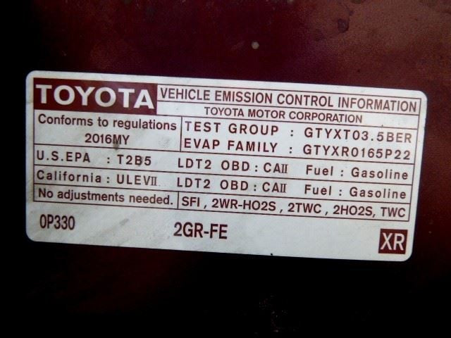 Driver Left Grille Outer With Fog Lamps Fits 14-16 HIGHLANDER 1606635