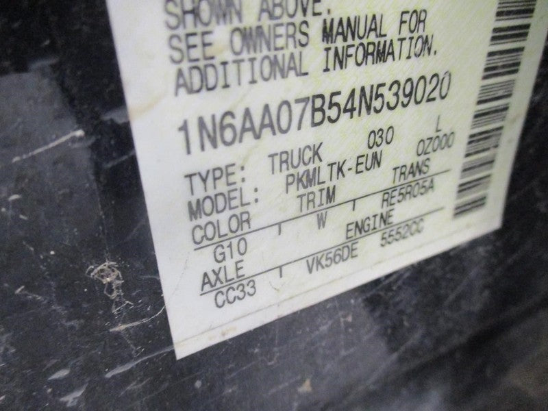 Seat Belt Front Bucket And Bench Driver Retractor Fits 04-06 TITAN 203