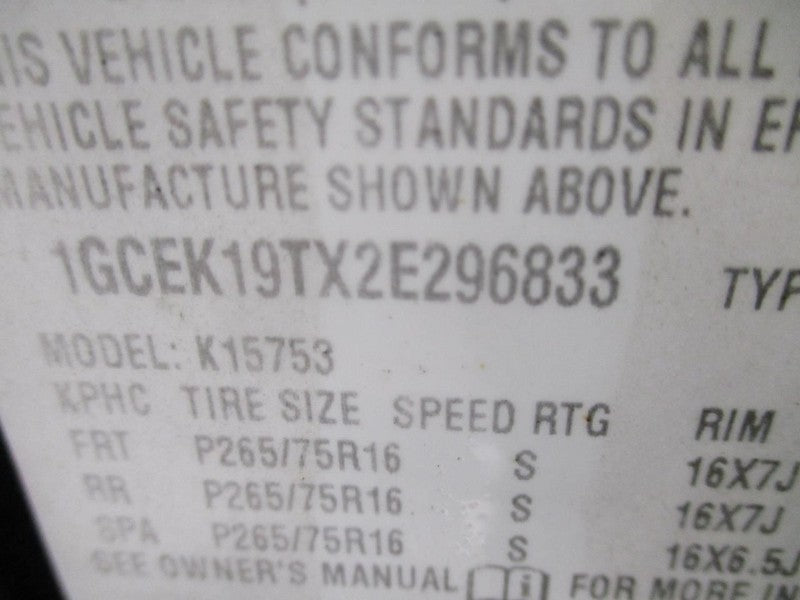 AC Compressor Fits 03-06 EXPRESS 1500 VAN 1894943
