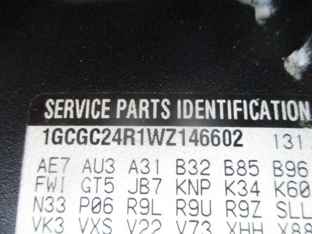 Steering Gear/Rack Power Steering Fits 97-00 CHEVROLET 2500 PICKUP 158