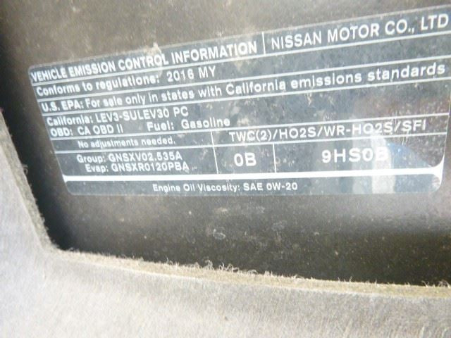 Passenger Side View Mirror Power Sedan Non-heated Fits 13-18 ALTIMA 15