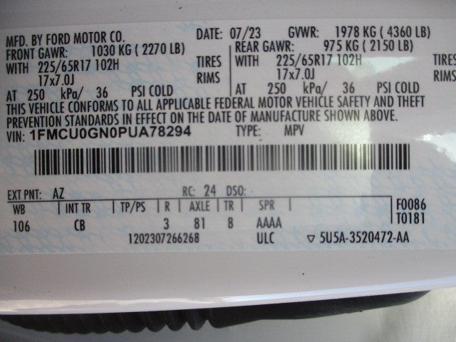 Alternator Fits 23-25 ESCAPE 1611536