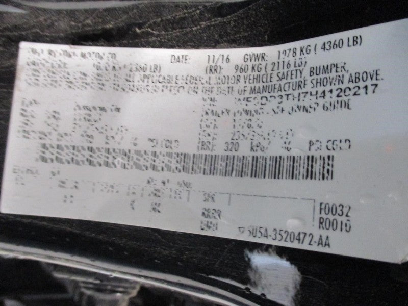 Manual Transmission 6 Speed Fits 16-17 FOCUS RS 1707134