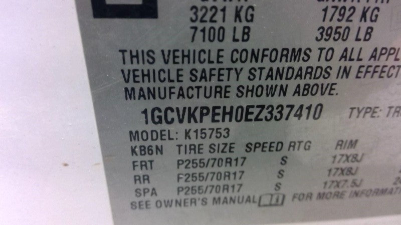Rear Axle 4.3L 8.6" Ring Gear 10 Bolt 4WD Fits 14-18 SIERRA 1500 PICKU