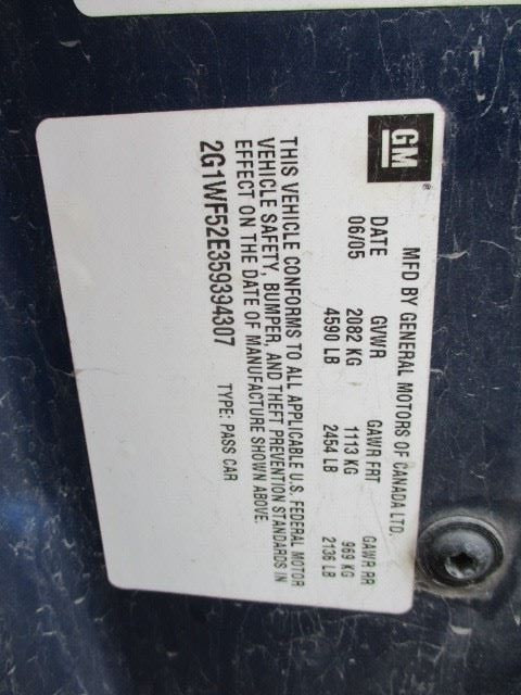 IMPALA    2005 Glove Box 1173098