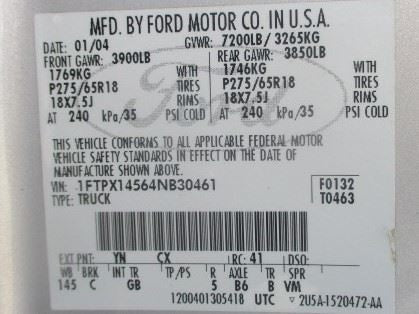 Steering Gear/Rack Power Rack And Pinion Fits 04-08 FORD F150 PICKUP 1
