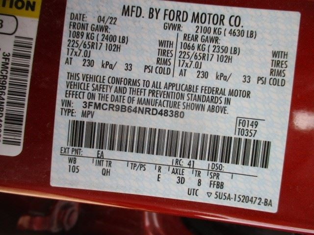 Passenger Corner/Park Light Fog-driving Fits 21-24 BRONCO SPORT 159444