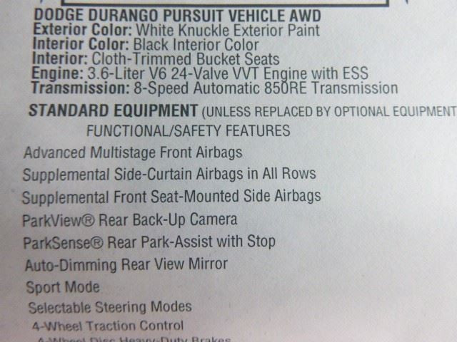 Driver Rear Suspension Without Crossmember Fits 16-25 DURANGO 1496265