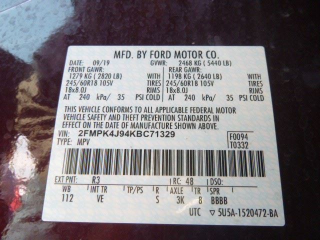 Transfer Case 2.0L Fits 19-24 EDGE 1477188
