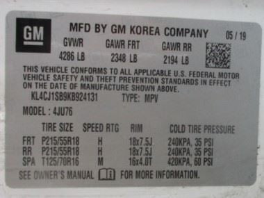 Audio Equipment Radio Receiver ID 84361177 Fits 18-21 CAMARO 1570821