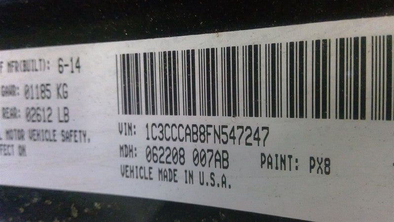 Automatic Transmission Sedan 2.4L 9 Speed Opt 948TE Fits 15 200 163853