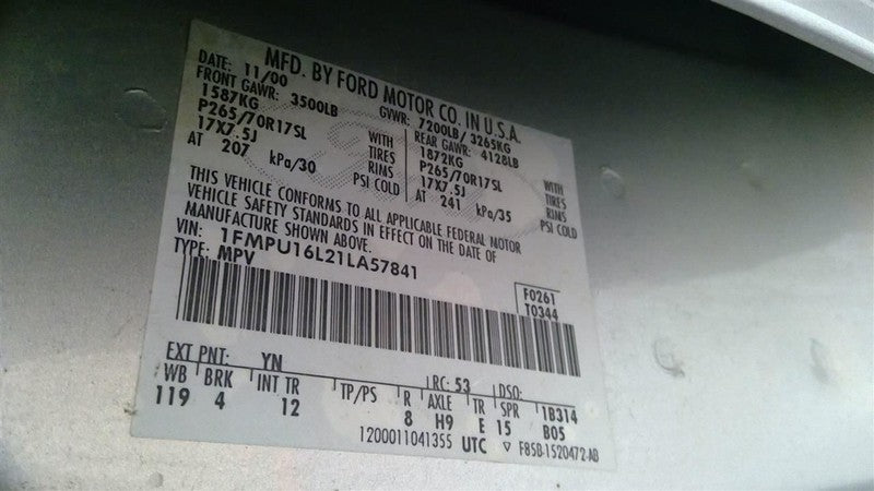 Carrier Front Axle Heritage 3.55 Ratio Fits 00-04 FORD F150 PICKUP 168