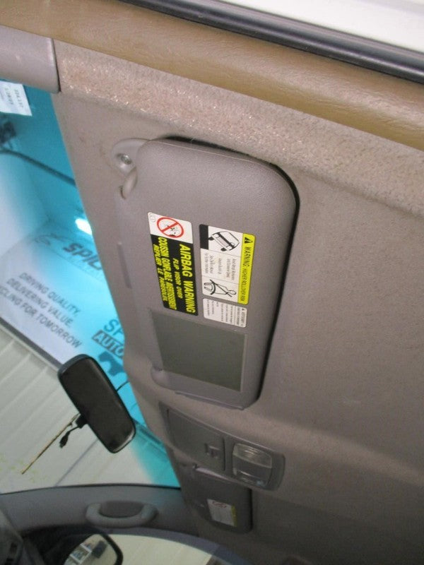 Driver Left Sun Visor Secondary Fits 03-09 4 RUNNER 1874144