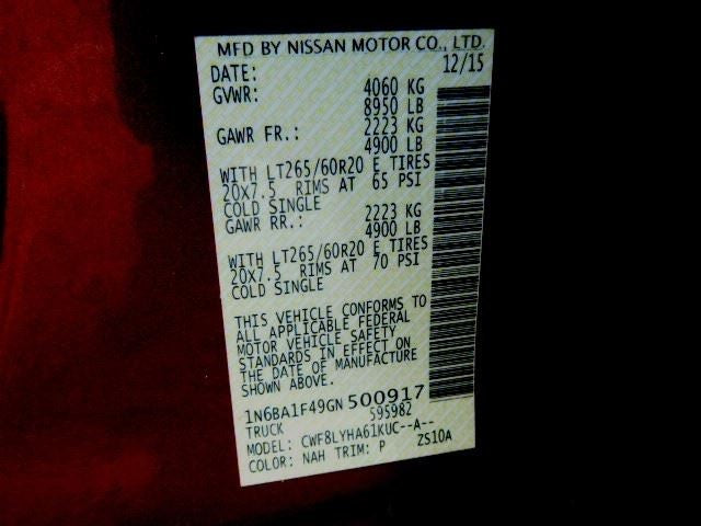 Automatic Transmission 5.0L Diesel 4WD Fits 16-19 TITAN XD 1590372