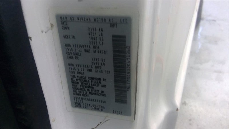 Wheel Cover HubCap 15" Fits 13-21 NV200 1636462