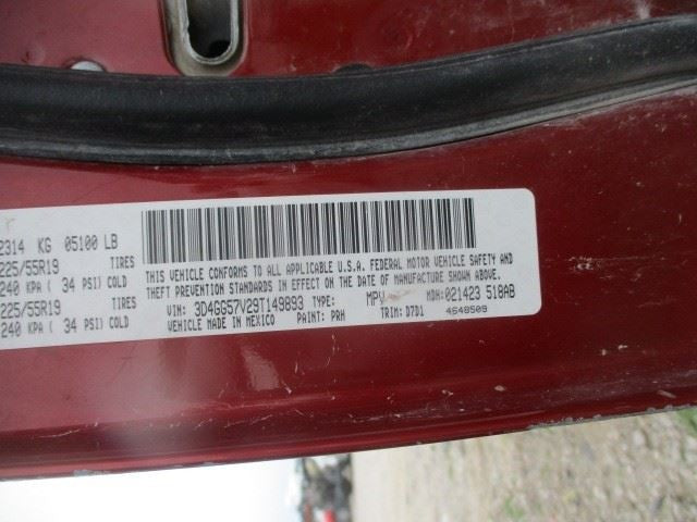 Rear Bumper Reinforcement Fits 09-20 JOURNEY 1579844