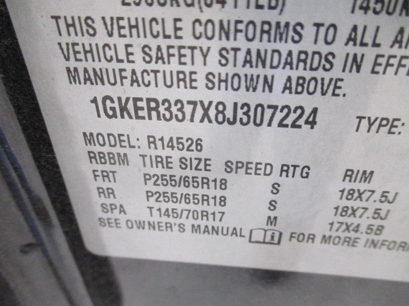 Steering Column VIN J 11th Digit Limited Opt N37 Fits 07-17 ACADIA 204