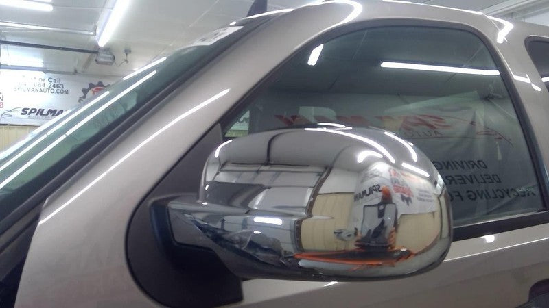 Driver Side View Mirror Power Opt DL8 Chrome Fits 09-14 YUKON 1951046