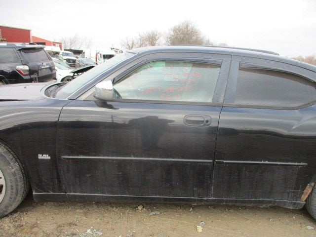 Passenger Side View Mirror Power Fixed Black Fits 06-10 CHARGER 153306