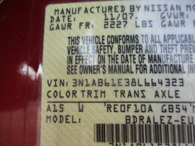 Air Cleaner 2.0L Fits 07-12 SENTRA 1634199