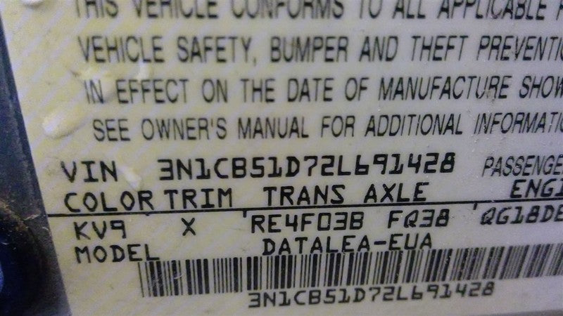 AC Compressor Fits 01-06 SENTRA 1719771