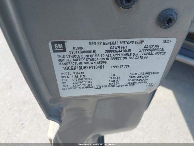 Fuse Box Engine Fits 00-02 SIERRA 1500 PICKUP 1981161