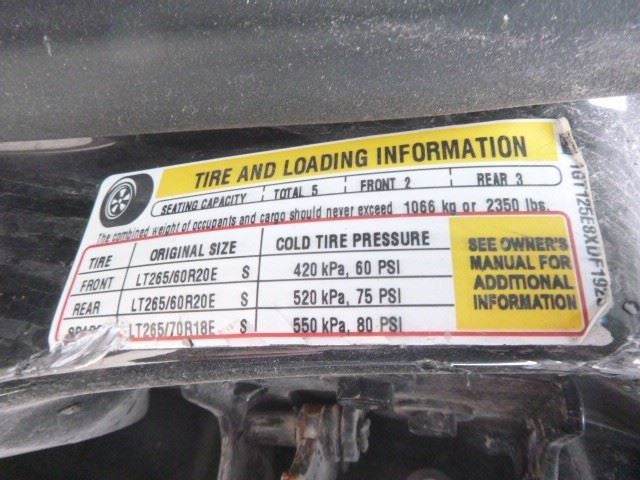 Automatic Transmission 6.6L 4WD Fits 13 SIERRA 2500 PICKUP 1527732